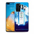 Дизайнерский силиконовый с усиленными углами чехол для Huawei P40 Bombay Sapphire