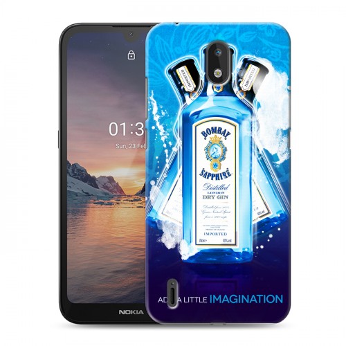 Дизайнерский силиконовый чехол для Nokia 1.3 Bombay Sapphire