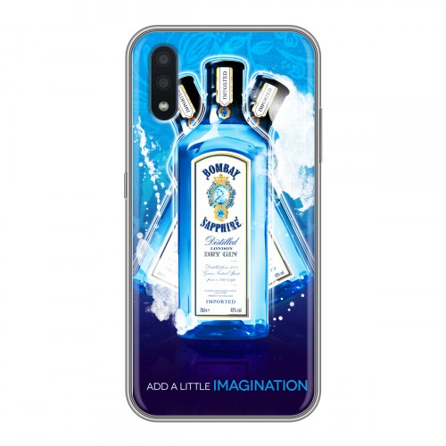 Дизайнерский силиконовый чехол для Samsung Galaxy M01 Bombay Sapphire