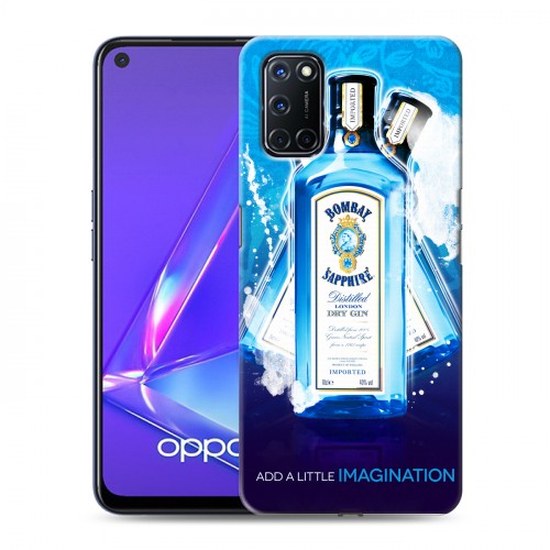 Дизайнерский пластиковый чехол для OPPO A52 Bombay Sapphire