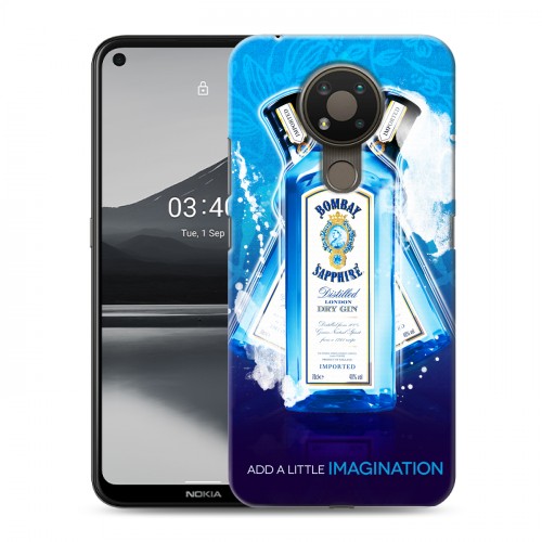 Дизайнерский силиконовый чехол для Nokia 3.4 Bombay Sapphire