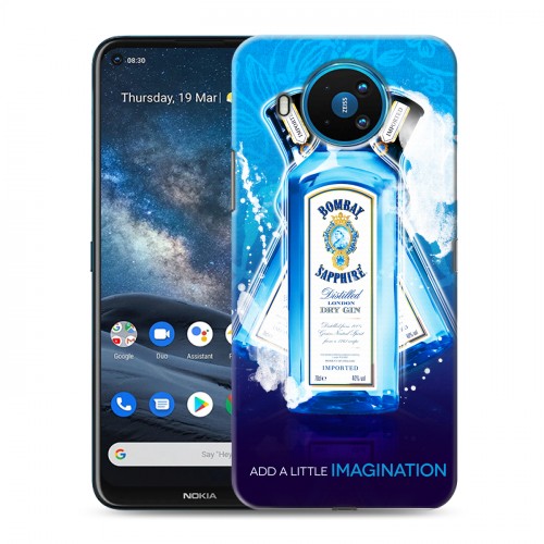 Дизайнерский силиконовый чехол для Nokia 8.3 Bombay Sapphire