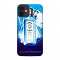 Дизайнерский силиконовый с усиленными углами чехол для Iphone 12 Mini Bombay Sapphire