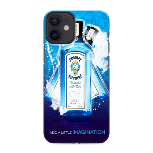 Дизайнерский силиконовый с усиленными углами чехол для Iphone 12 Mini Bombay Sapphire