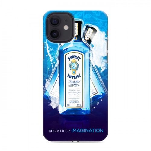 Дизайнерский силиконовый чехол для Iphone 12 Bombay Sapphire