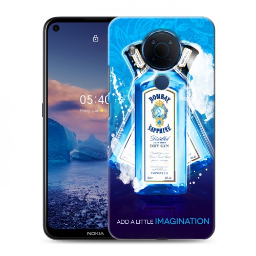 Дизайнерский силиконовый чехол для Nokia 5.4 Bombay Sapphire