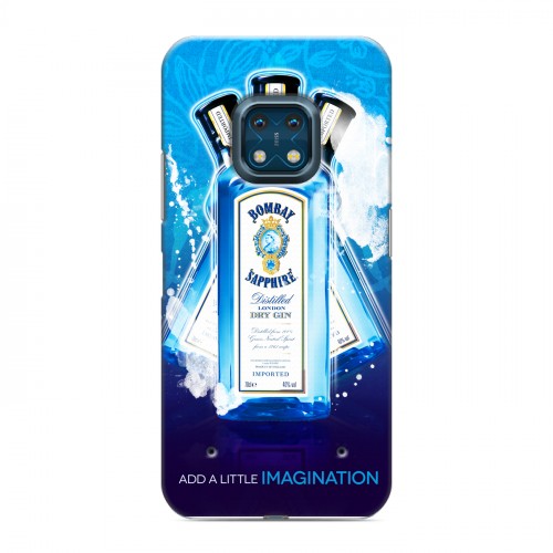 Дизайнерский силиконовый с усиленными углами чехол для Nokia XR20 Bombay Sapphire