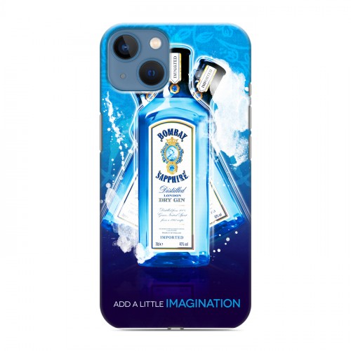 Дизайнерский силиконовый чехол для Iphone 13 Bombay Sapphire