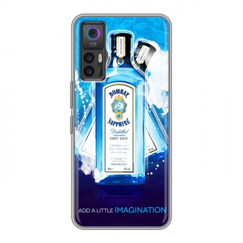 Дизайнерский силиконовый чехол для TCL 30 Bombay Sapphire