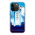 Дизайнерский силиконовый чехол для Iphone 14 Pro Bombay Sapphire