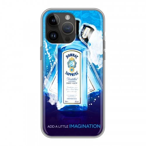 Дизайнерский силиконовый чехол для Iphone 14 Pro Max Bombay Sapphire