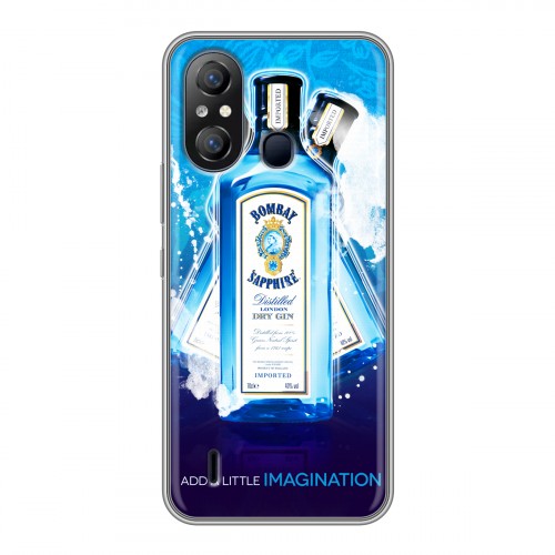 Дизайнерский силиконовый чехол для Itel A49 Bombay Sapphire