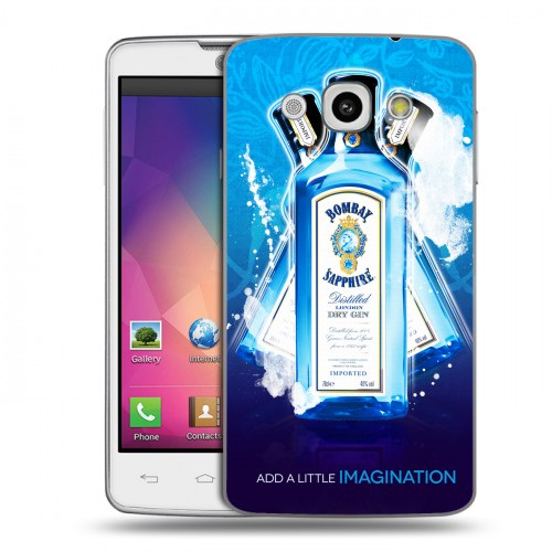 Дизайнерский пластиковый чехол для LG L60 Bombay Sapphire