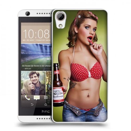 Дизайнерский силиконовый чехол для HTC Desire 626 Budweiser