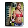Дизайнерский пластиковый чехол для Iphone 11 Pro Budweiser
