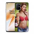 Дизайнерский пластиковый чехол для OnePlus 8T Budweiser