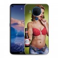 Дизайнерский силиконовый чехол для Nokia 5.4 Budweiser