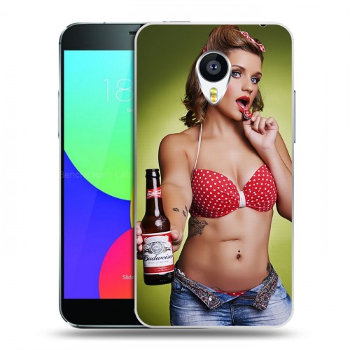 Дизайнерский пластиковый чехол для Meizu MX4 Budweiser