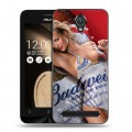 Дизайнерский пластиковый чехол для ASUS Zenfone Go Budweiser