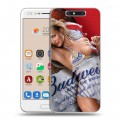 Дизайнерский пластиковый чехол для ZTE Blade V8 Budweiser