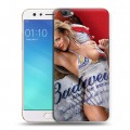 Дизайнерский силиконовый чехол для OPPO F3 Budweiser