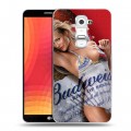 Дизайнерский пластиковый чехол для LG Optimus G2 Budweiser