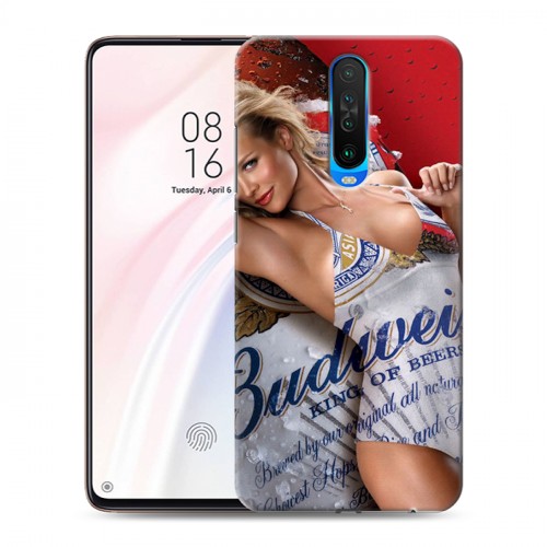 Дизайнерский пластиковый чехол для Xiaomi RedMi K30 Budweiser