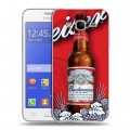 Дизайнерский силиконовый чехол для Samsung Galaxy J7 Budweiser
