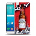 Дизайнерский пластиковый чехол для Huawei ShotX Budweiser