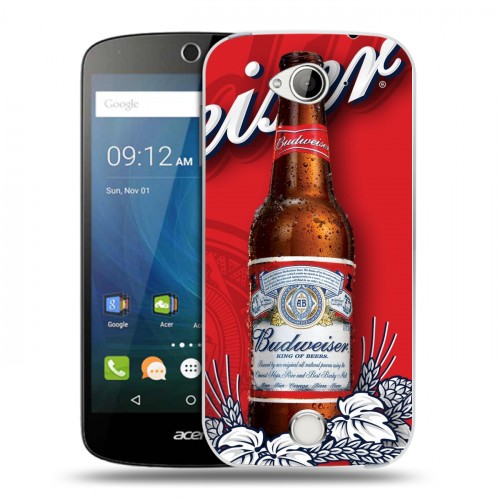 Дизайнерский силиконовый чехол для Acer Liquid Z530 Budweiser