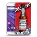 Дизайнерский пластиковый чехол для Lenovo Moto G Budweiser