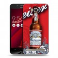Дизайнерский пластиковый чехол для ASUS Zenfone Go 5.5 Budweiser