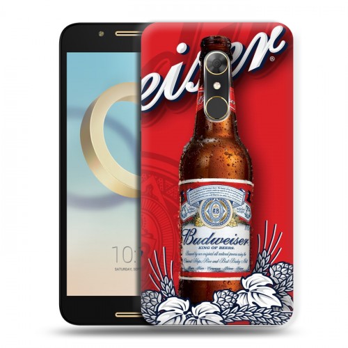 Дизайнерский силиконовый чехол для Alcatel A7 Budweiser