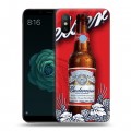 Дизайнерский силиконовый чехол для Xiaomi Mi A2 Budweiser