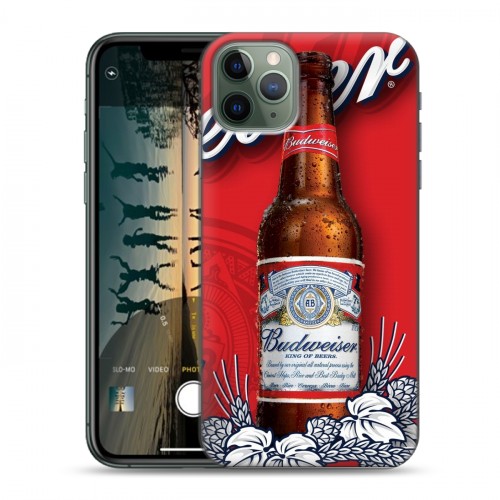 Дизайнерский пластиковый чехол для Iphone 11 Pro Budweiser