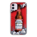 Дизайнерский силиконовый чехол для Iphone 11 Budweiser