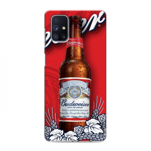 Дизайнерский пластиковый чехол для Samsung Galaxy M51 Budweiser