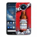 Дизайнерский силиконовый чехол для Nokia 8.3 Budweiser