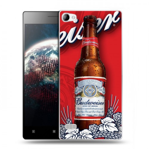 Дизайнерский пластиковый чехол для Lenovo Vibe X2 Budweiser