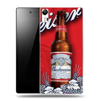Дизайнерский силиконовый чехол для Lenovo Vibe Shot Budweiser (на заказ)