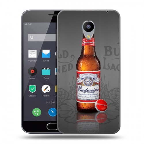 Дизайнерский пластиковый чехол для Meizu M2 Note Budweiser