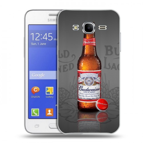 Дизайнерский силиконовый чехол для Samsung Galaxy J7 Budweiser