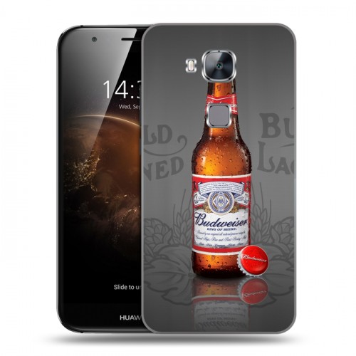 Дизайнерский пластиковый чехол для Huawei G8 Budweiser