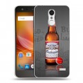 Дизайнерский пластиковый чехол для ZTE Blade X5 Budweiser