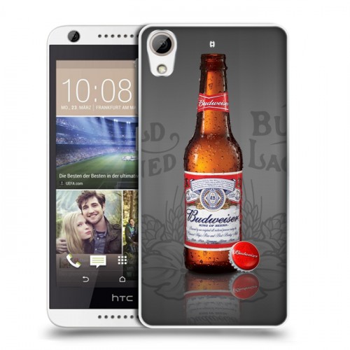 Дизайнерский пластиковый чехол для HTC Desire 626 Budweiser
