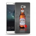 Дизайнерский пластиковый чехол для Huawei Mate S Budweiser