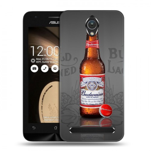 Дизайнерский пластиковый чехол для ASUS Zenfone Go Budweiser