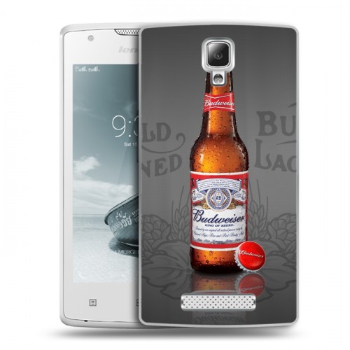 Дизайнерский пластиковый чехол для Lenovo A1000 Budweiser