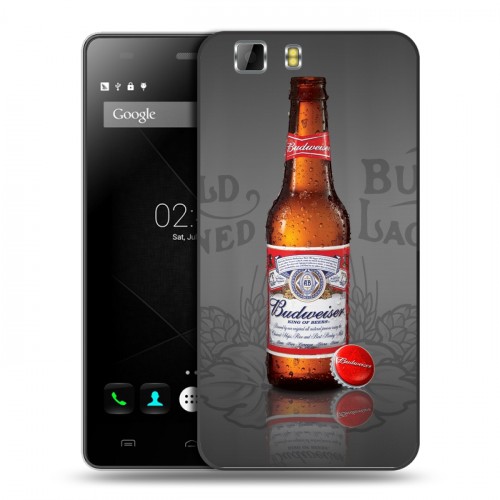 Дизайнерский пластиковый чехол для Doogee X5 Budweiser