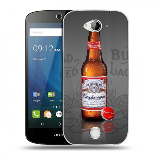 Дизайнерский силиконовый чехол для Acer Liquid Z530 Budweiser